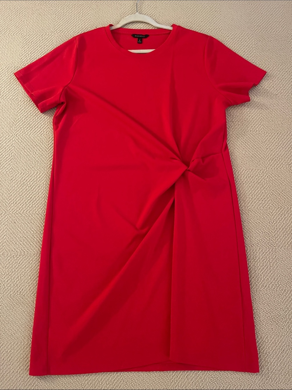 Banana Republic Twist-Knot Midi Dress - Red